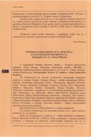prikaz prve stranice dokumenta Informacijsko društvo 21. stoljeća : uloga knjižničnih društava. Budimpešta 10.-13. svibnja 1998. godine